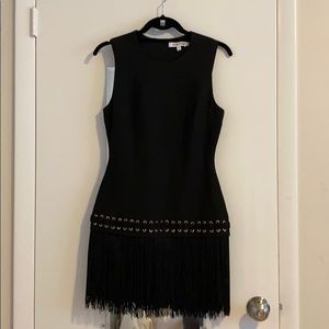 Elizabeth and James black fringe dress size 6